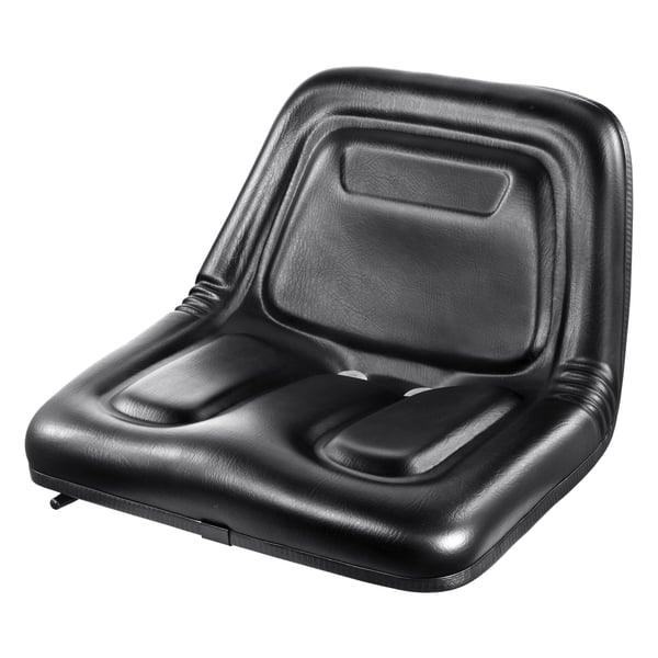 Traktorin istuin, 51x50,5x36 cm, musta, PVC-tekonahka