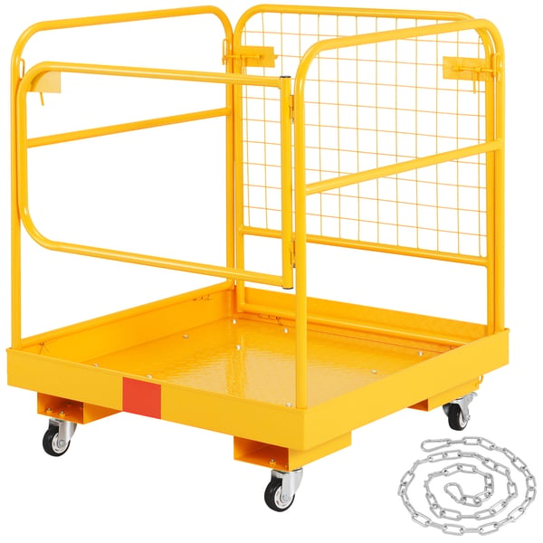 Trucklyft säkerhetsbur, 91,4x91,4 cm, Fällbar, Metall