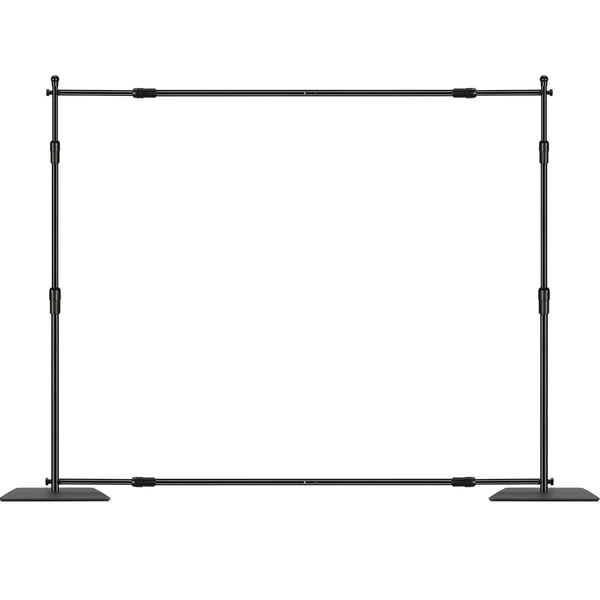 Baggrundsstativ, 304,8x304,8 cm, kulstofstål, justerbar, fotografering