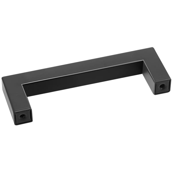 Greb til skabe, 30 stk., 108x12x35 mm, sort, rustfrit stål
