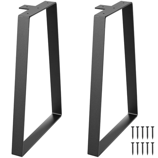 Pöydän jalat, 406.4x175x285 mm, musta, teräs