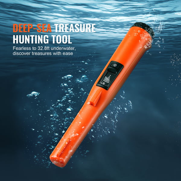 Metal Detector Pinpointer, 250x45x42 mm, Vandtæt, LCD-skærm