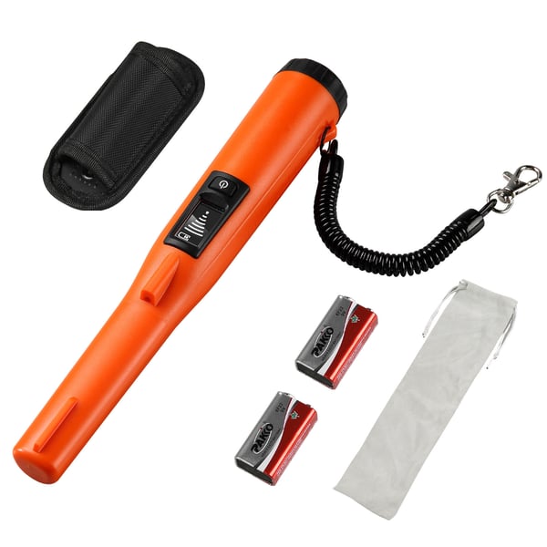 Metal Detector Pinpointer, 250x45x42 mm, Vandtæt, LCD-skærm