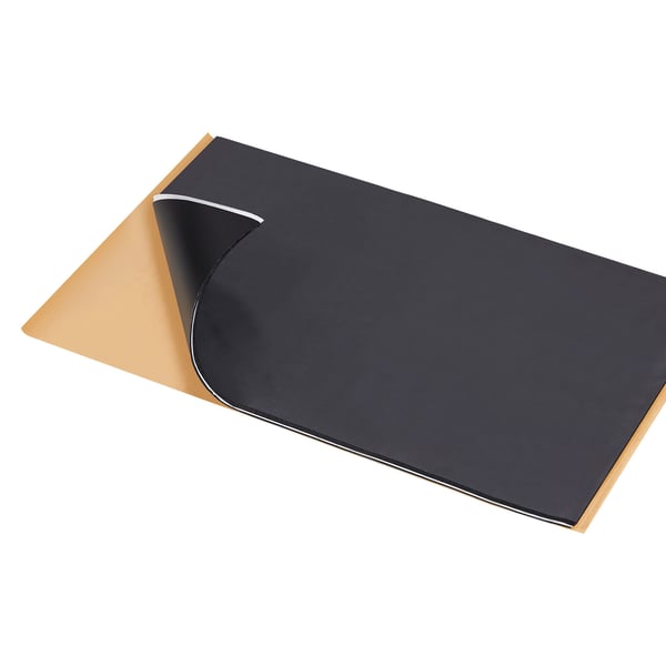Äänieristysmatto, 247.9x390.9 mm, musta, butyylimateriaali