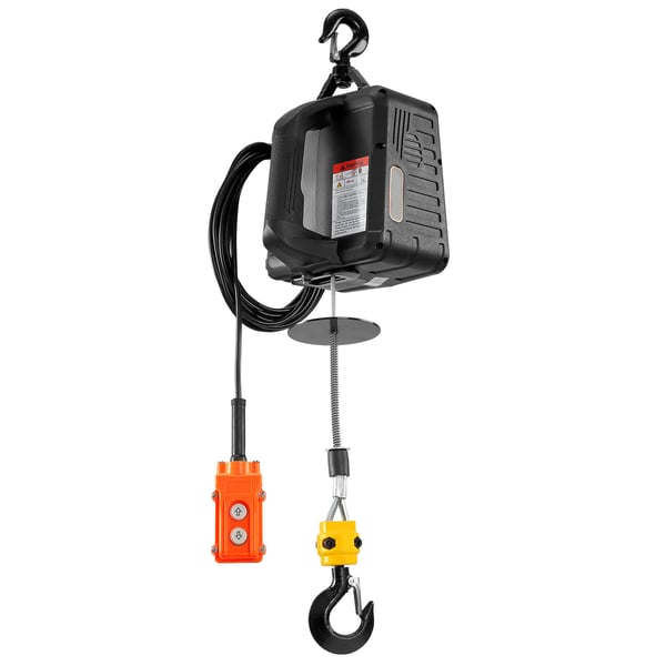 Elektrisk vinsch, 20x22x20 cm, 499 kg, Portabel, Stål
