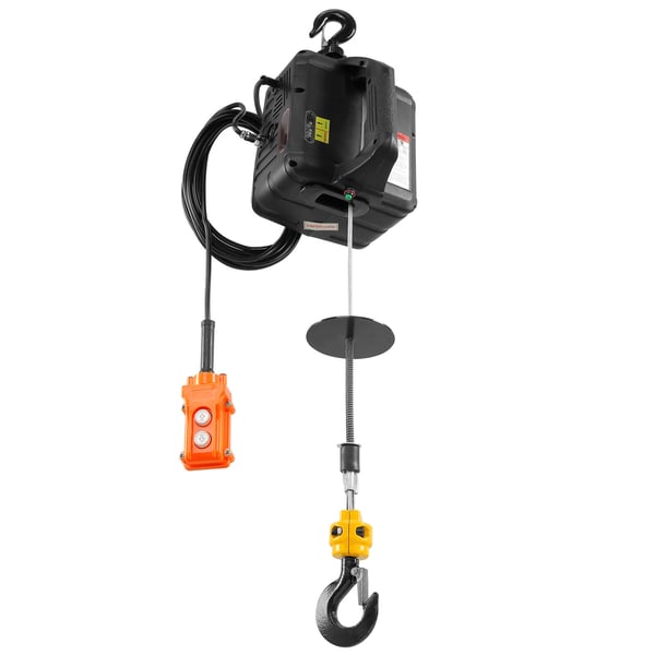 Elektrisk vinsch, 20x22x20 cm, 499 kg, Portabel, Stål