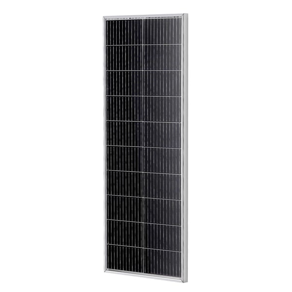 Solcellepanel sæt, 100W monokrystallinsk, 109.5x45x2.9 cm, vandtæt
