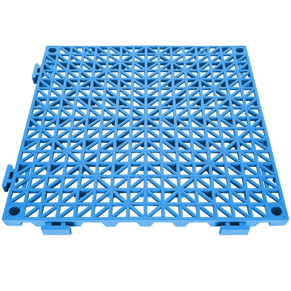 Dräneringsgolvplattor, Modulära sammankopplande kuddar 50-pack, 30x30 cm, Blå, PVC