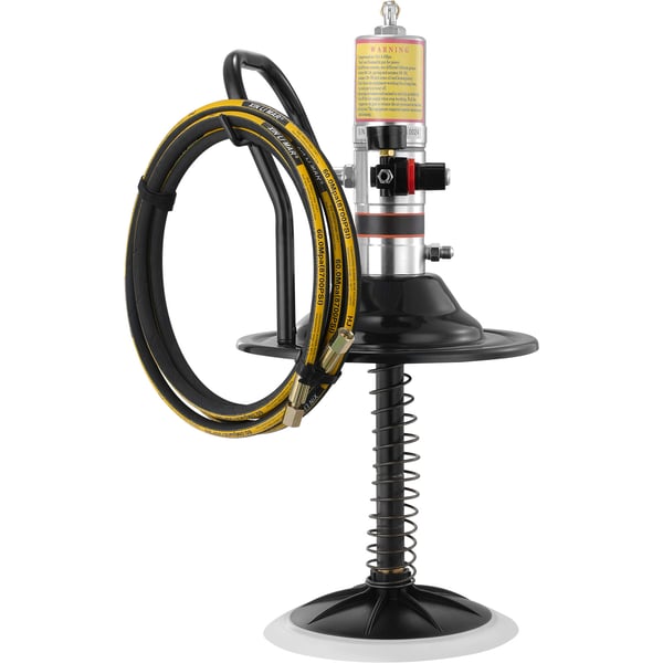 Fettpump, Luftdriven 50:1 med 396 cm slang, 69x32x32 cm, Aluminium