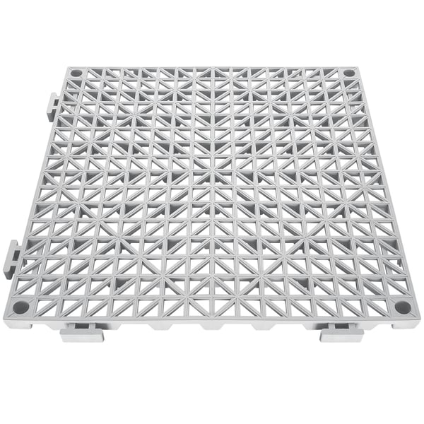 Dräneringsgolvplattor, Modulära sammankopplande kuddar 55-pack, 30x30 cm, Grå, PVC
