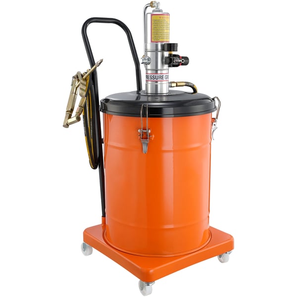 Fettpump, luftdriven 40L, 47.5x36.5x87 cm, portabel stål