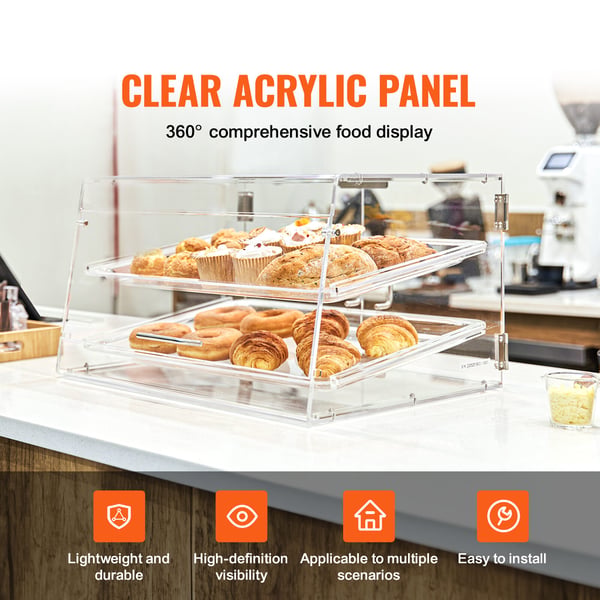 Kagedisplay, 52,6x33,5x30,2 cm, Akryl