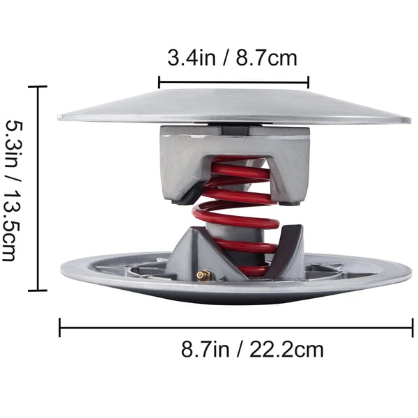 Golfbil Drivkopplingssats 24x23x11 cm Metall