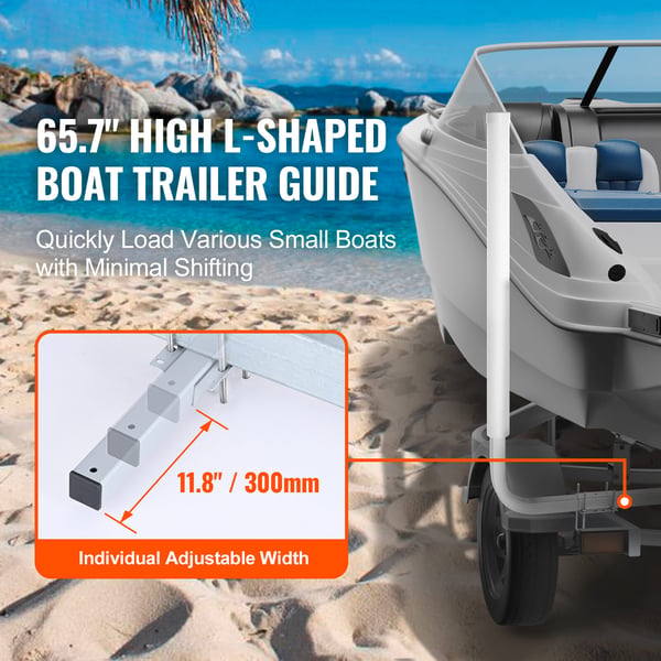 Bådtrailer Guide, 550x90x1590 mm, Stål