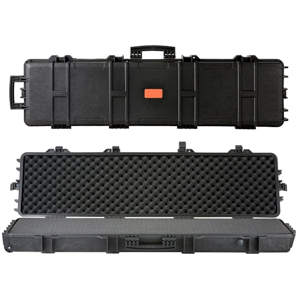 Riffel hardcase, 1308x315x83 mm, sort, vandtæt opbevaring