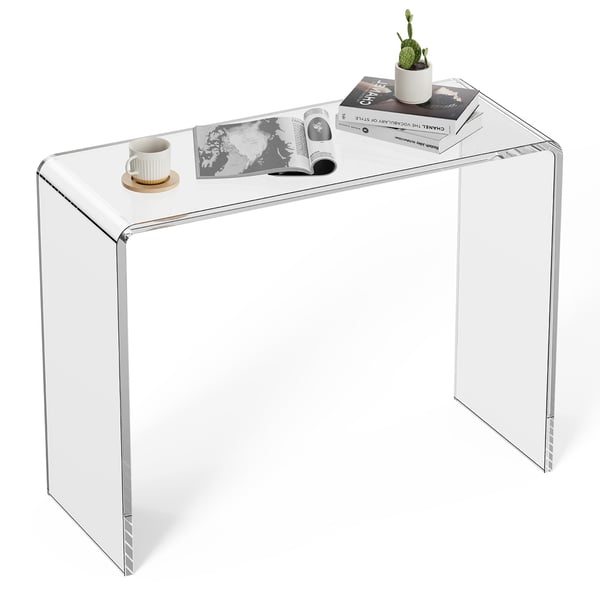 Konsolbord, 96,4x38,1x74 cm, Klar, Akryl
