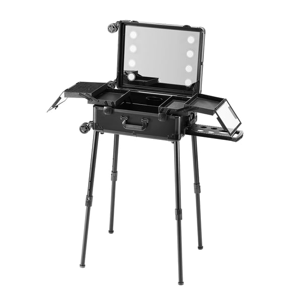 Makeup-trolley, 1030x510x1360 mm, Svart, Förvaringsorganisator