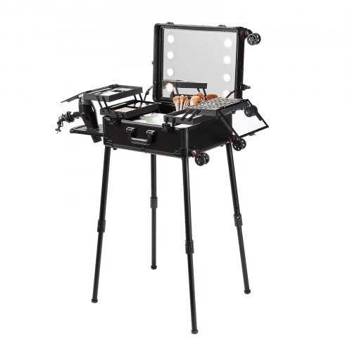 Makeup-trolley, 1030x510x1360 mm, Svart, Förvaringsorganisator