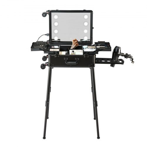 Makeup-trolley, 1030x510x1360 mm, Svart, Förvaringsorganisator