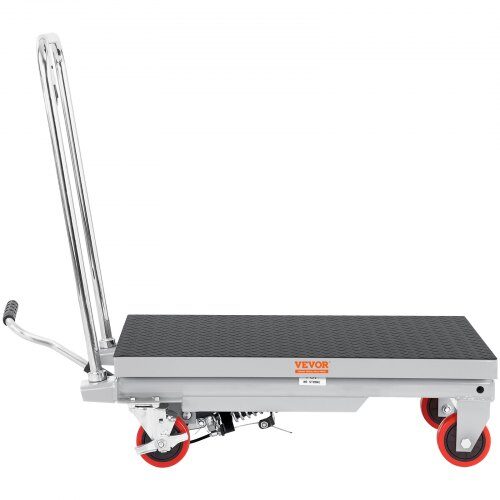 Hydrauliskt lyftbord, 70x45x72 cm, grå, stål