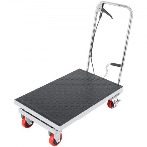 Hydrauliskt lyftbord, 70x45x72 cm, grå, stål