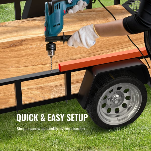 Trailer bagklap løfteassistent, TrailTailgate, 91.4x5.1 cm, stål