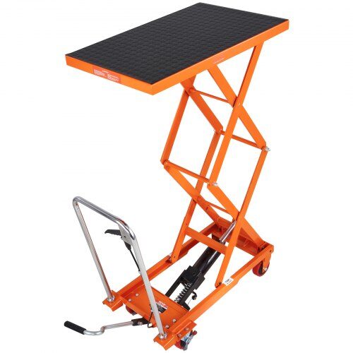 Hydrauliskt lyftbord, 127x45 cm, stål, materialhantering