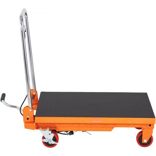 Hydrauliskt lyftbord 70x45x72 cm orange, stål