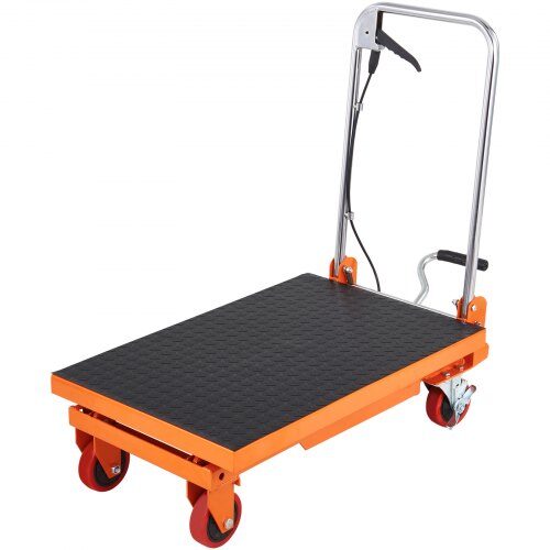 Hydrauliskt lyftbord 70x45x72 cm orange, stål