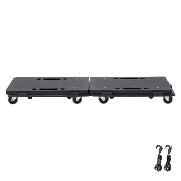 Möbelvagn, 40,7x27,4x7,8 cm, Svart, Robust transportvagn Möbelvagn, 40,7x27,4x7,8 cm, Svart, Robust transportvagn