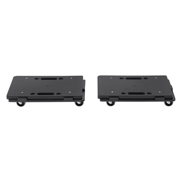 Möbelvagn, 40,7x27,4x7,8 cm, Svart, Robust transportvagn