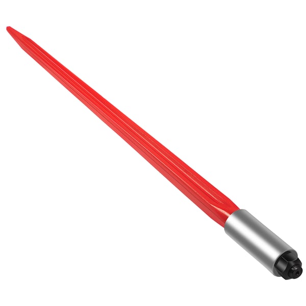 Heinänpaalinkärki 81 cm 3,6 cm punainen, jousiteräs