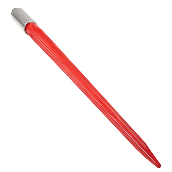Heinänpaalinkärki 81 cm 3,6 cm punainen, jousiteräs