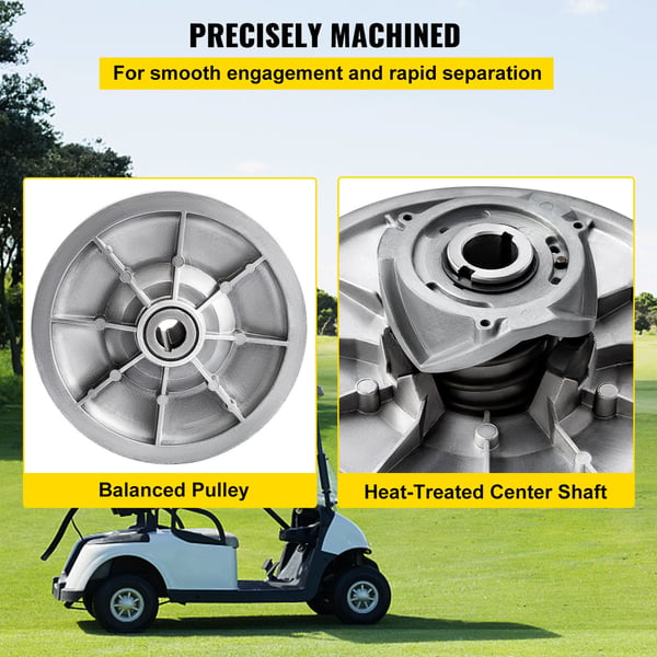 Golfbil Drivkoppling 20,5x9,7 cm Silver Aluminium