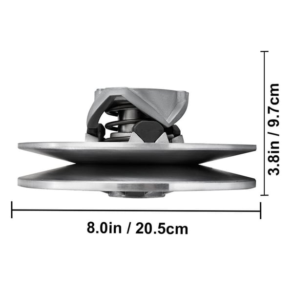 Golfbil Drivkoppling 20,5x9,7 cm Silver Aluminium