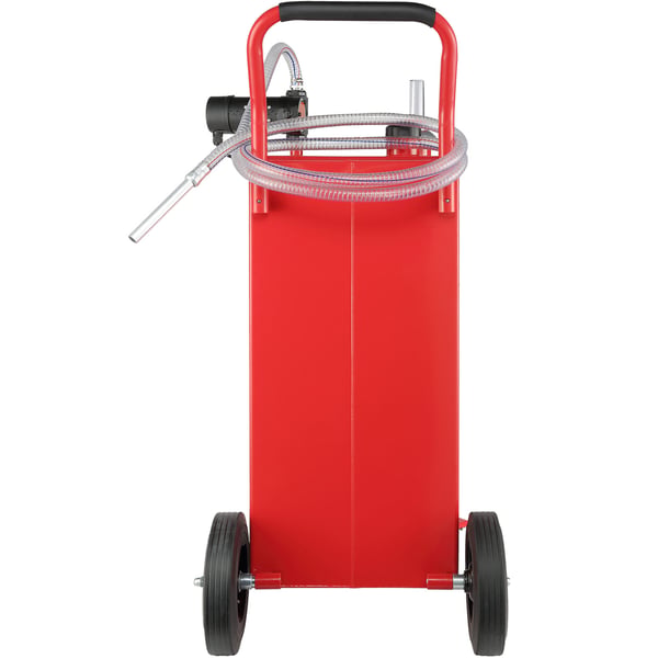 Diesel-säiliö, 561x563x1179 mm, punainen, sähköpumppu, siirrettävä säilytys