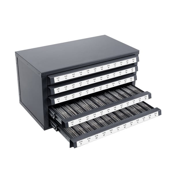 Tap Dispenser Skab, Fem-skuffers Organizer, 37.5x20x20 cm, Grå, Stål