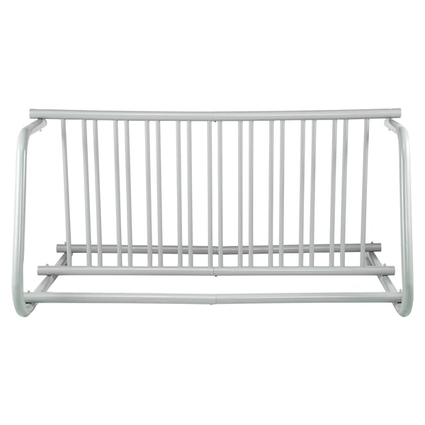 Cykelstativ, 10 holdere dobbeltsidet, 151.7x96.5x74.3 cm, stål