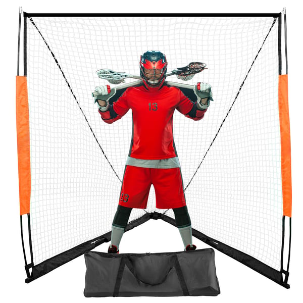Lacrosse-maali, 183x183x213 cm, kannettava, lasikuitu, harjoitusväline