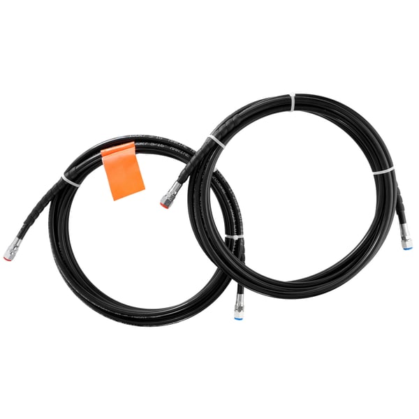 Hydrauliskt styrslangkit, 6090x1,32 cm, svart, TPEE-material