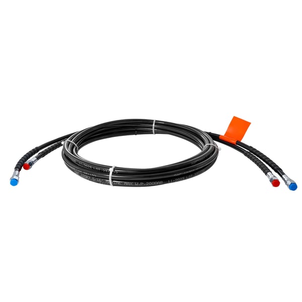 Hydrauliskt styrslangkit, 6090x1,32 cm, svart, TPEE-material