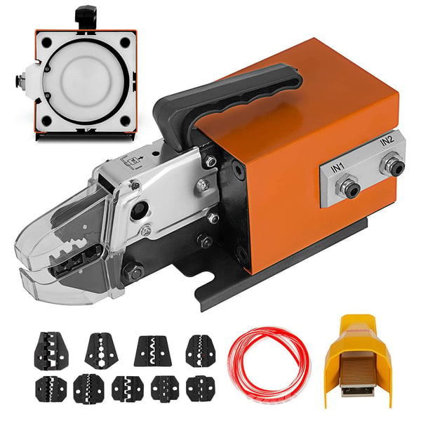 Pneumatisk krympetang AM-10, krymper op til 16mm², værktøjsstål