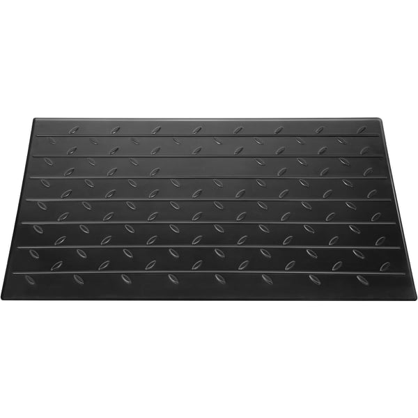 Tröskelramp, 61x106x7,5 cm, Svart, Gummi