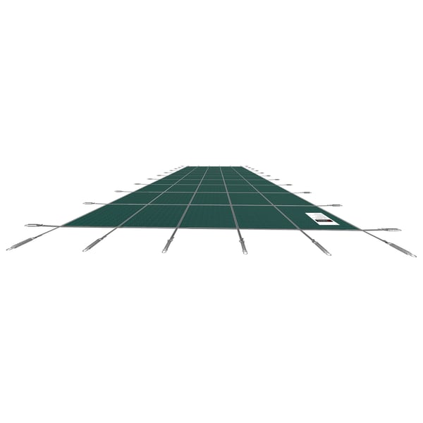 Poolskydd 4.27x7.92 m Grön, Nät, Utomhus