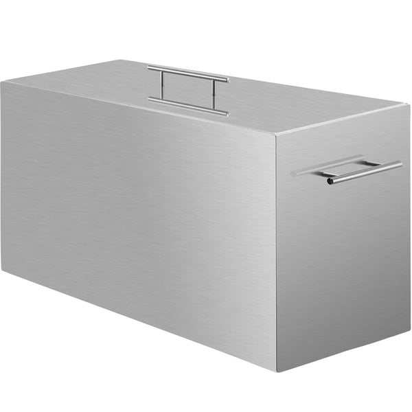 Vandbadskoger, 20,5x11,5x13 tommer, rustfrit stål, 2 konserveringsriste