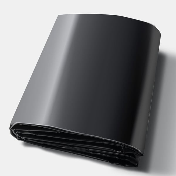 Bassindug, 300x460 cm, Sort, EPDM-materiale