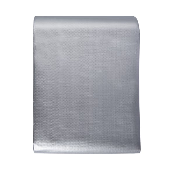 Pressupeite, 609,6x914,4 cm, hopea/ruskea, polyeteeni, vedenpitävä ulkokäyttöön