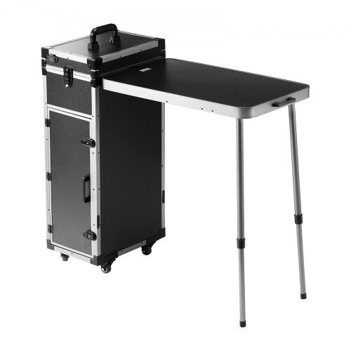 Makeup-taske, 99x38x85 cm, Sort, Aluminium opbevaring