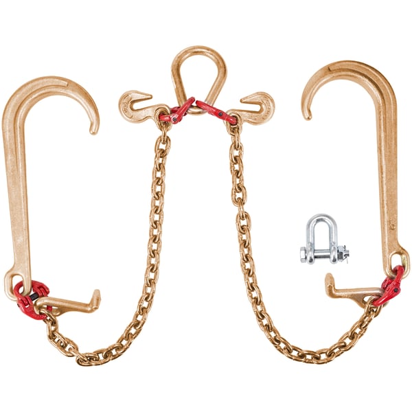 V Bridle Kæde, 61x0,8 cm, Stål