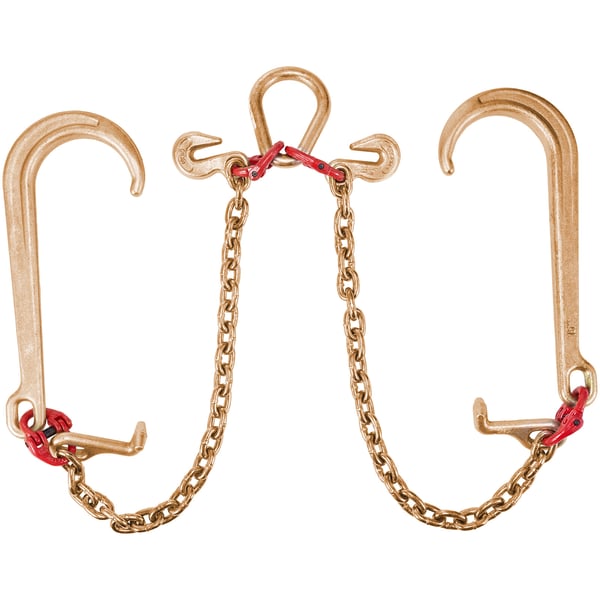 V Bridle Kæde, 61x0,8 cm, Stål